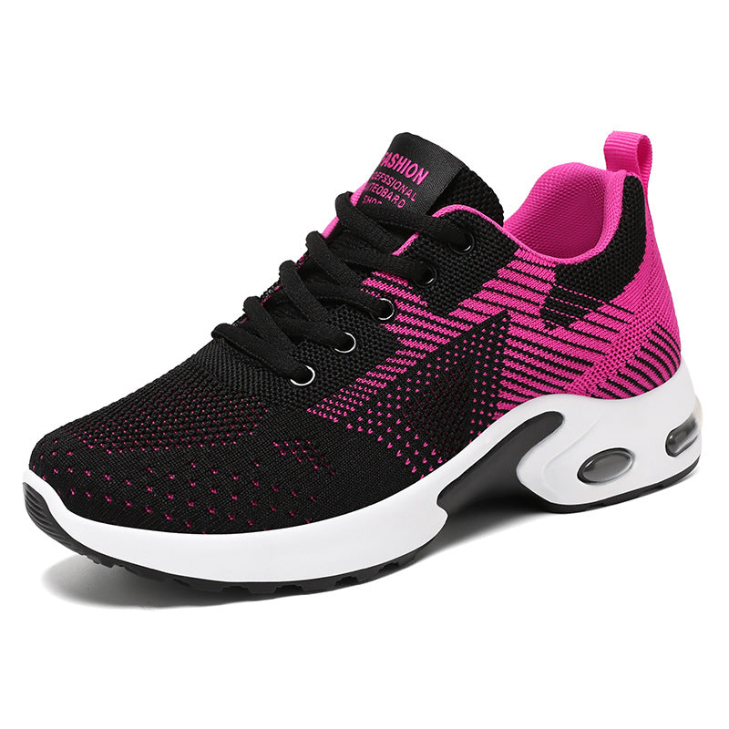 Damen nan sportive Strick-Sneaker mit stoßdämpfender Air-Unit, ergonomischer Komfortsohle und elastischer Schnürung Shop Nory