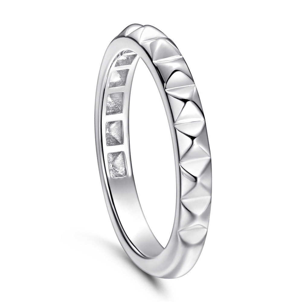 Damenring mit einzigartigem geometrischem Design und glänzender Oberfläche Shop Nory