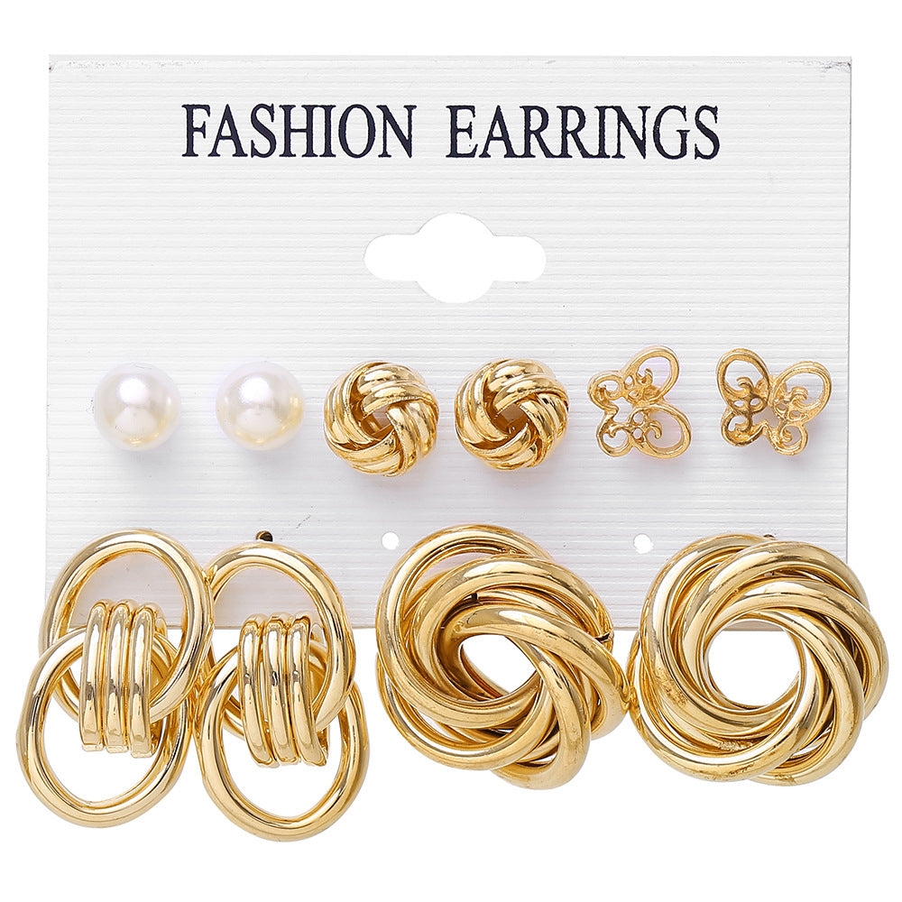 Damen Ohrringe Set mit kunstvollen Designs und eleganten Details Shop Nory
