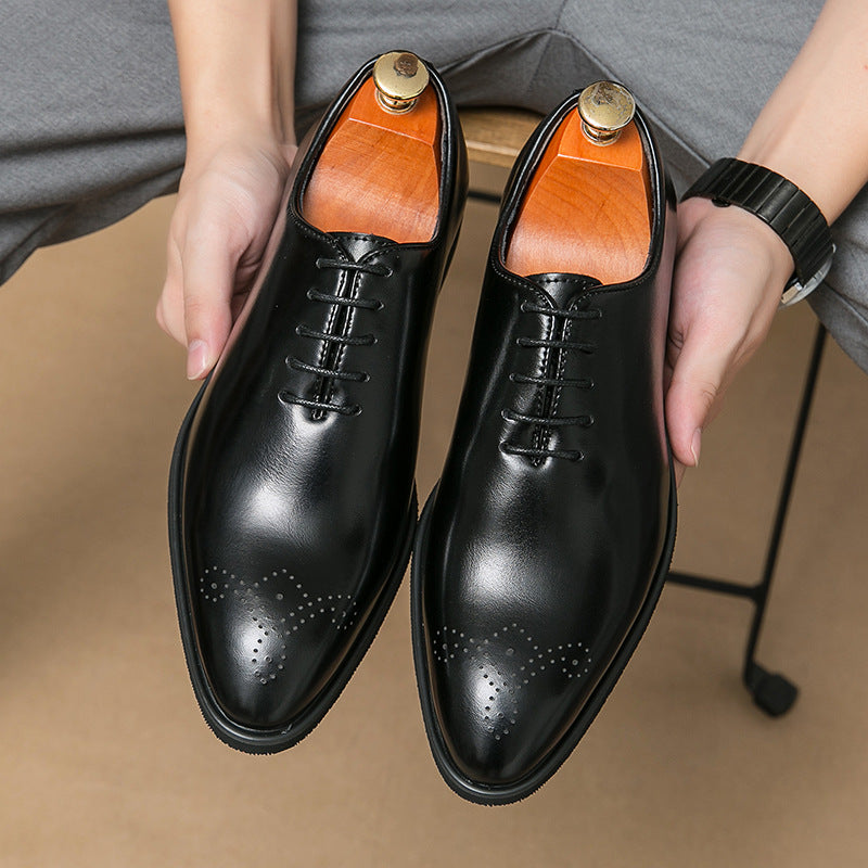 Herren Elegante Schnürschuhe aus hochwertigem Leder