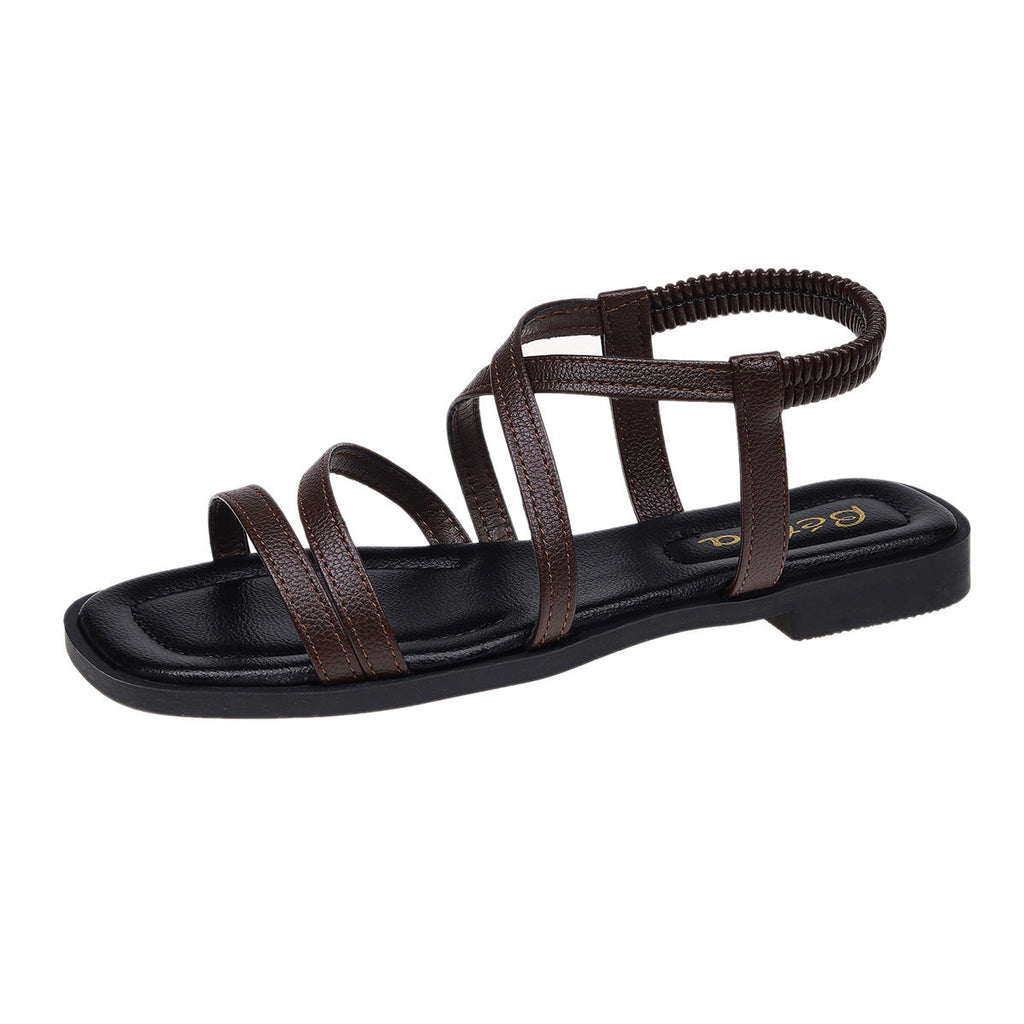 Damen Elegante Riemchen-Sandalen mit funkelnden Details