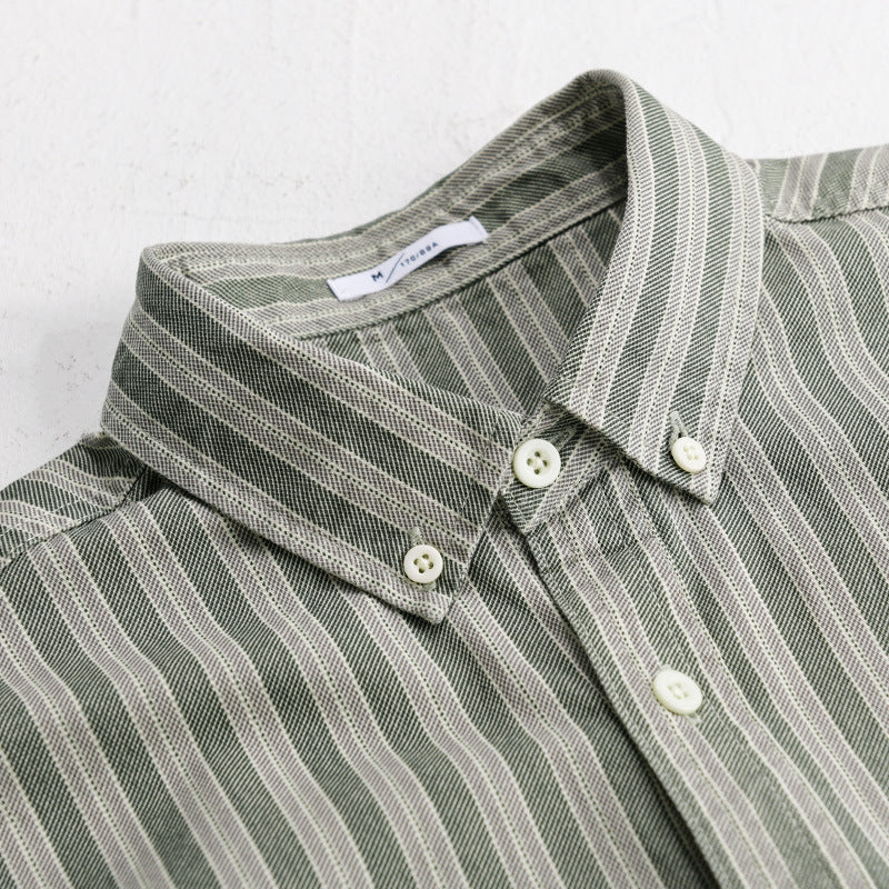 Herren Hemd mit Button-Down-Kragen aus atmungsaktivem Leinen-Baumwollmix in Relaxed-Passform Shop Nory