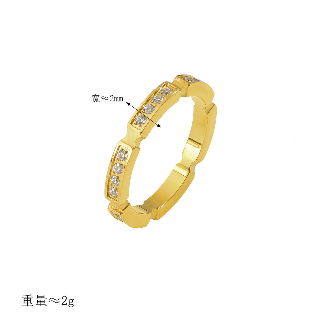 Damen filigraner Ring mit schimmernden Zirkonia-Details Shop Nory