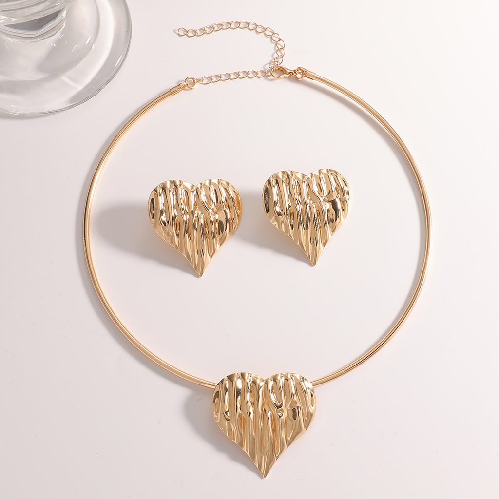Damen Schmuckset mit Herzdesign Shop Nory