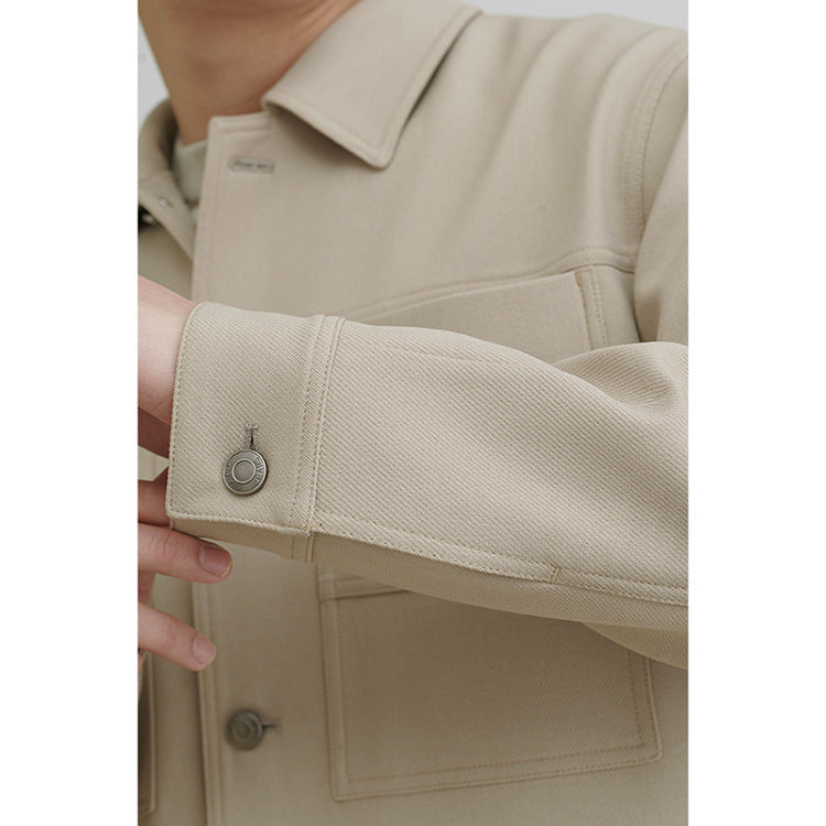 Herren Boxy-Hemdjacke mit großformatigen aufgesetzten Brusttaschen Shop Nory