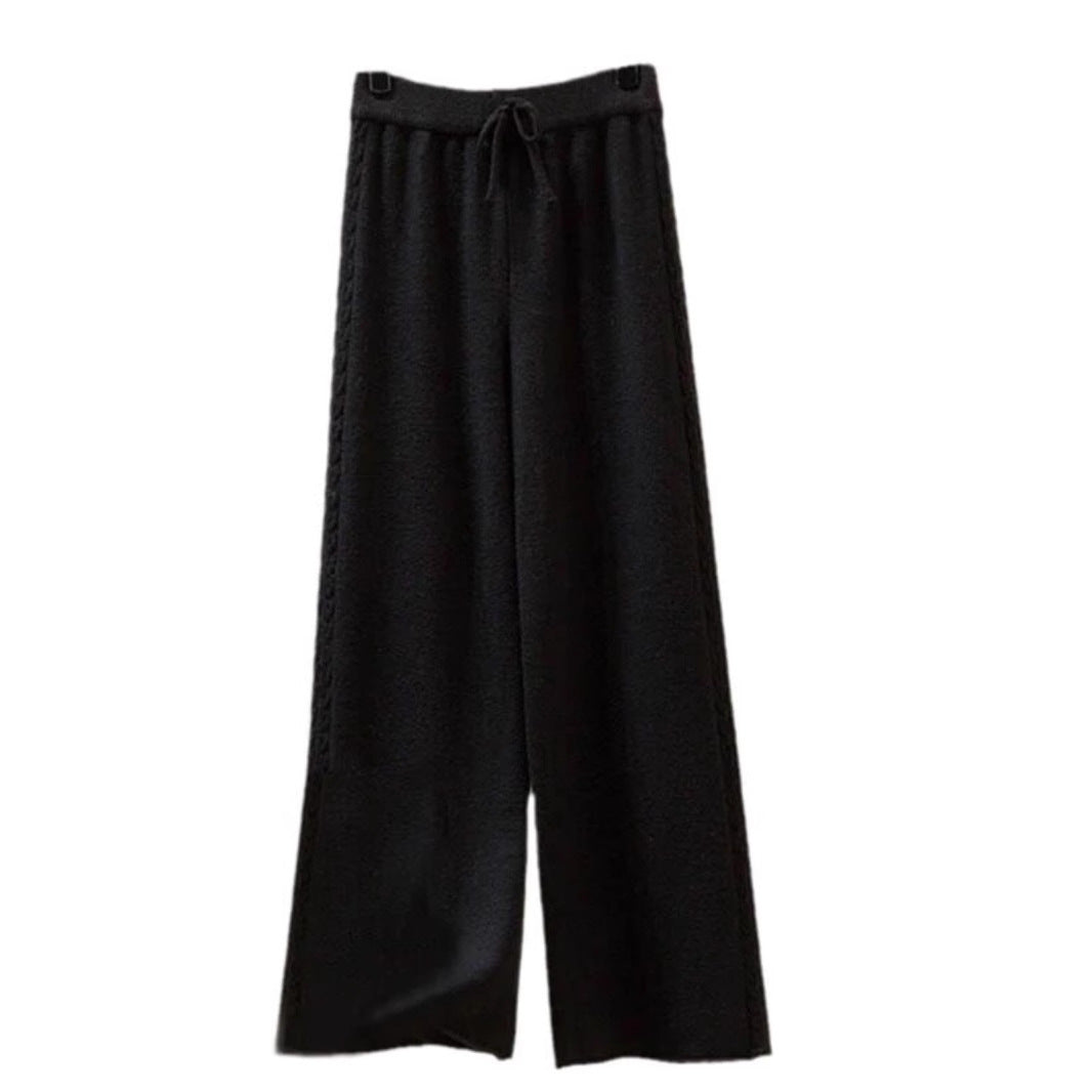 Damen Hochwertige weite Strickhose Shop Nory