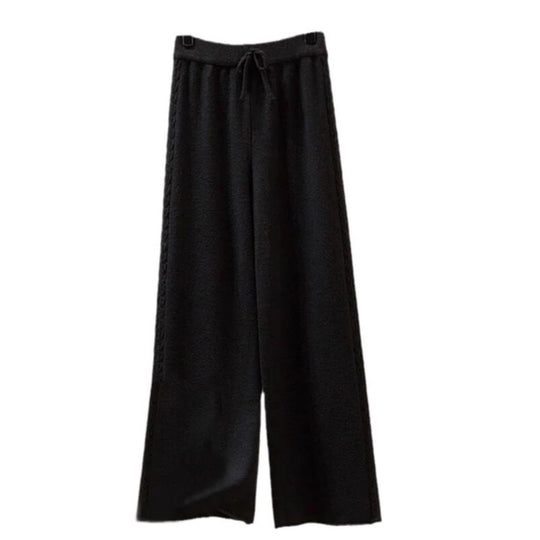 Damen Hochwertige weite Strickhose Shop Nory