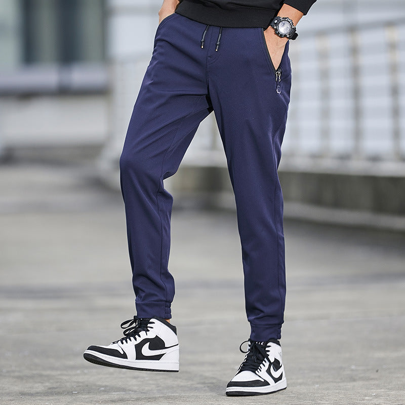 Herren Technische Softshell-Jogginghose mit wasserabweisender Membran, Reißverschlusstaschen und elastischem Kordelbund Shop Nory