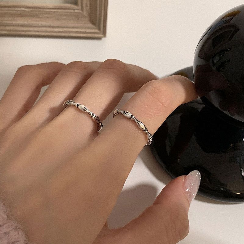 Damen filigraner Verlobungsring aus hochwertigem Silber Shop Nory