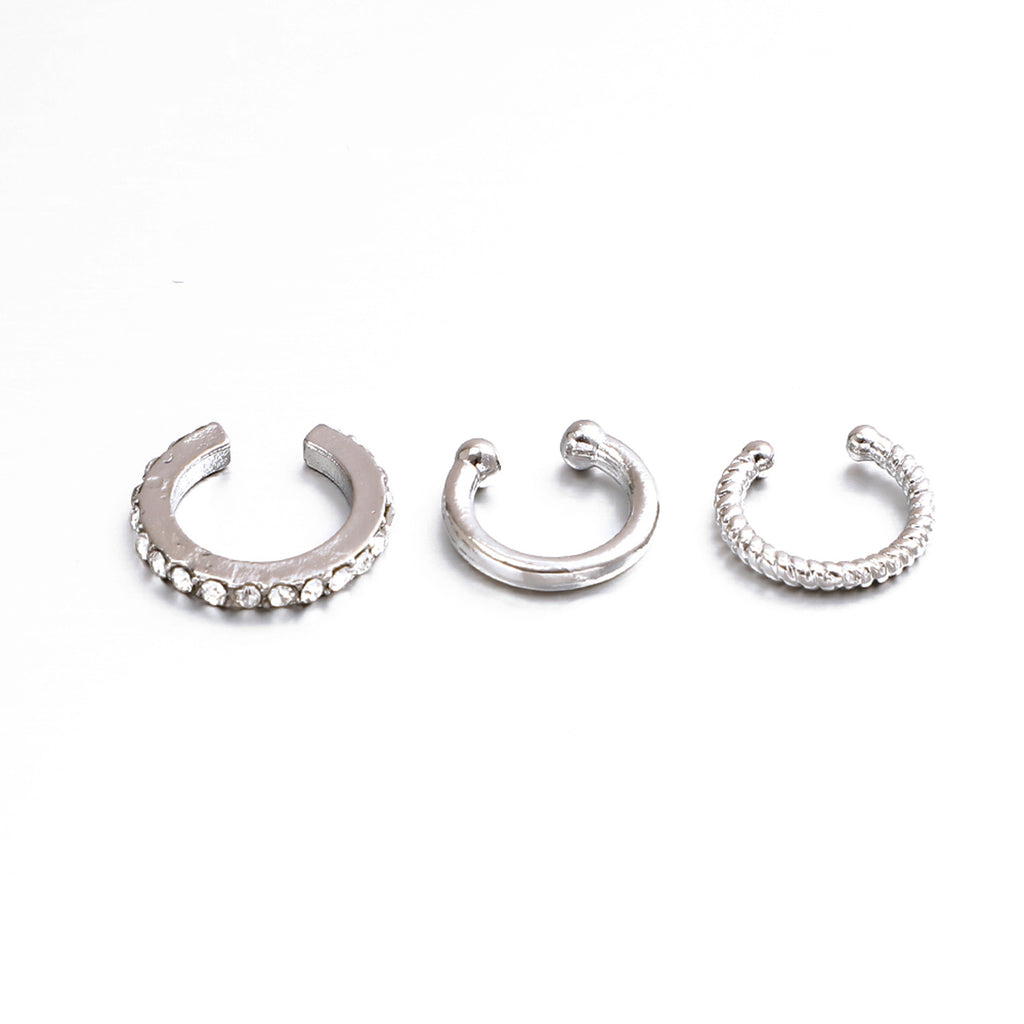 Damen Ohrcuff Set mit funkelnden Kristallen und elegantem Design Shop Nory