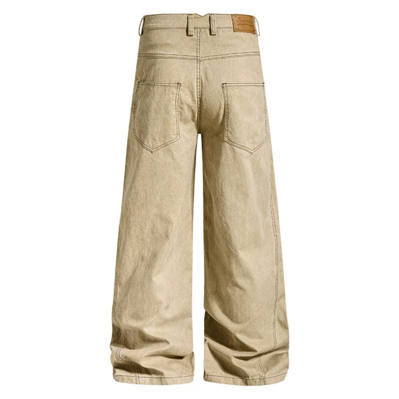 Damen High‑Waist Maritim inspirierte weite Bundhose mit dekorativer Kordel‑Schnürung Shop Nory