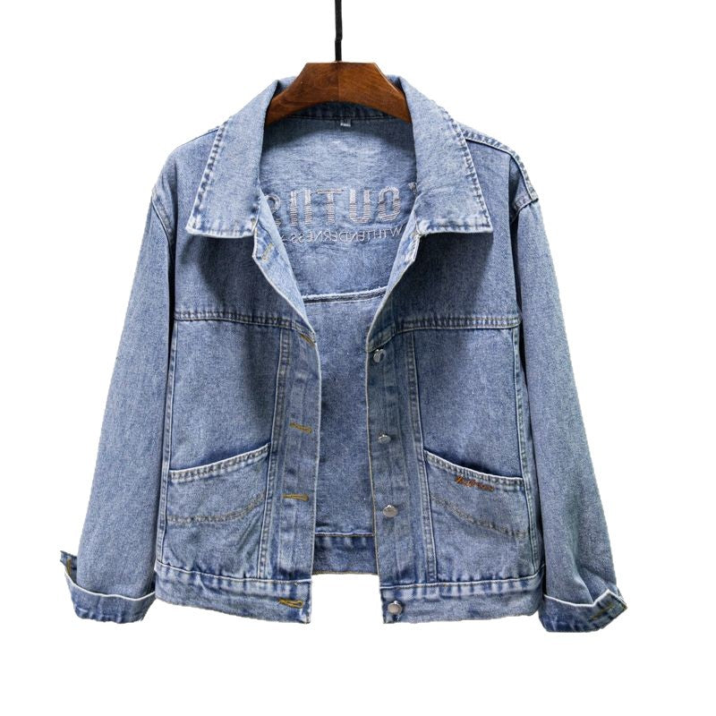 Damen Modische Jeansjacke Shop Nory