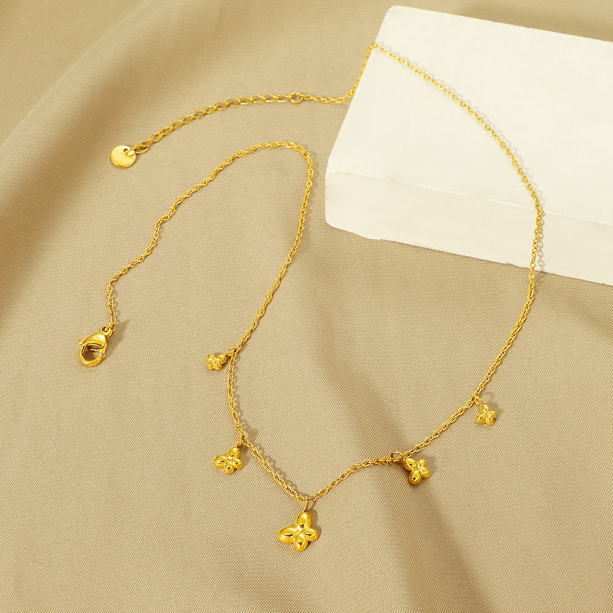 Damen Blumen Charm Fußkette Shop Nory