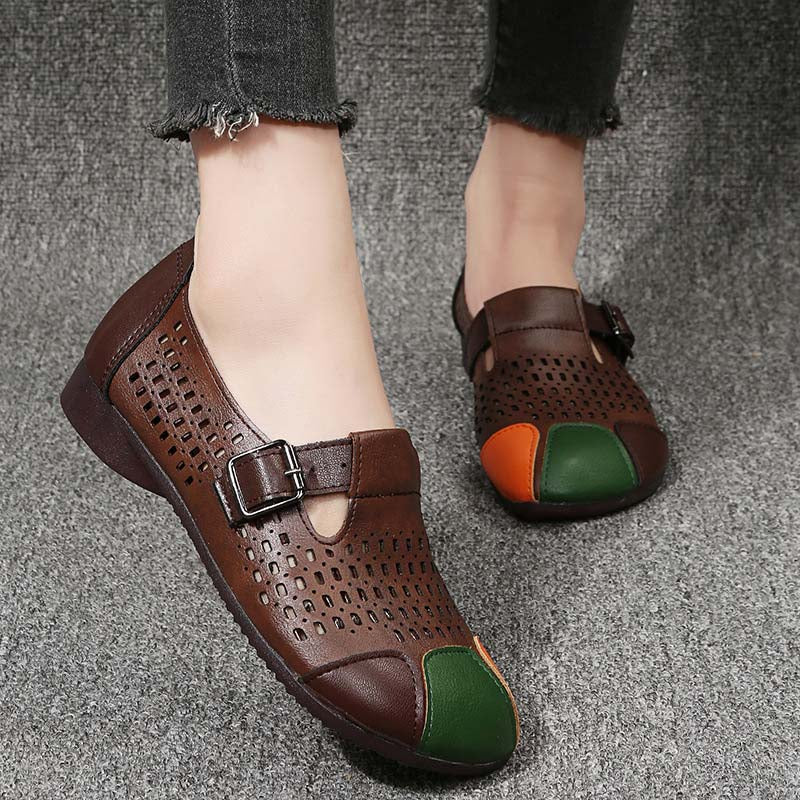 Luftige Damensandalen mit Schnalle – Zoë