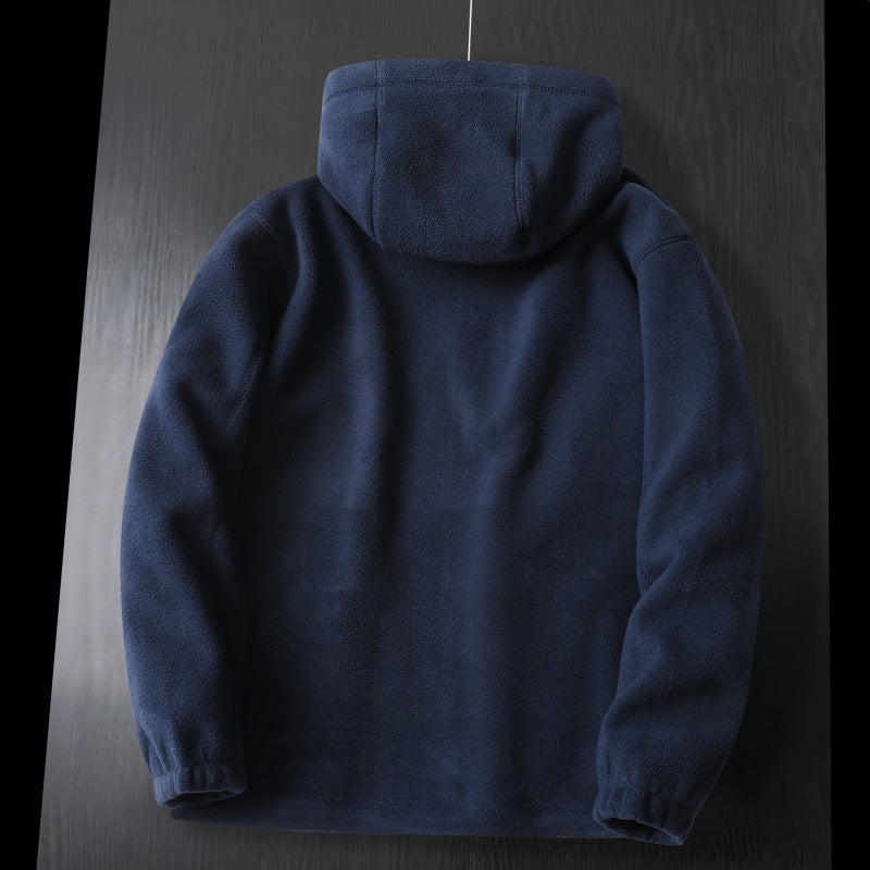 Damen Kapuzen-Teddyfleecejacke mit durchgehendem Reißverschluss, elastischen Bündchen und Eingrifftaschen Shop Nory