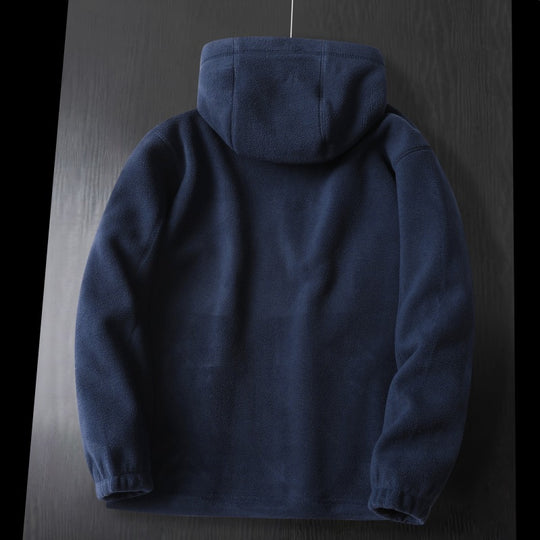 Damen Kapuzen-Teddyfleecejacke mit durchgehendem Reißverschluss, elastischen Bündchen und Eingrifftaschen Shop Nory
