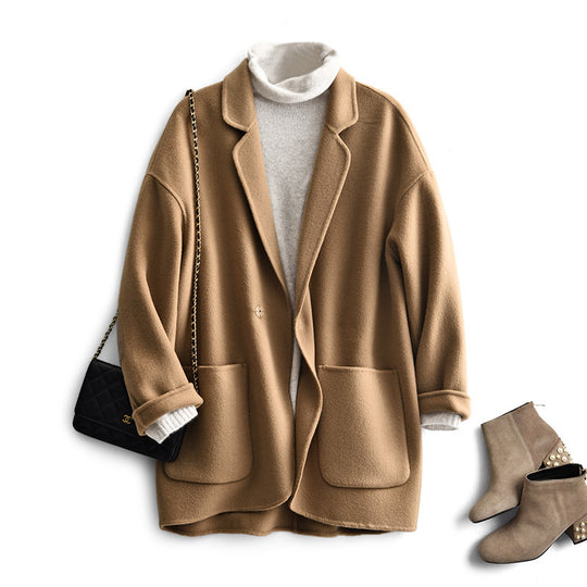 Damen Oversized Wolljacke Shop Nory