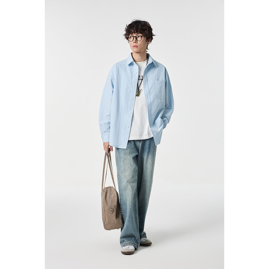 Unisex Kariertes Overshirt im Patchwork-Look mit Brusttasche Shop Nory