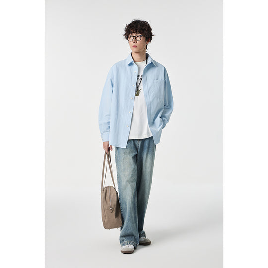 Unisex Kariertes Overshirt im Patchwork-Look mit Brusttasche Shop Nory