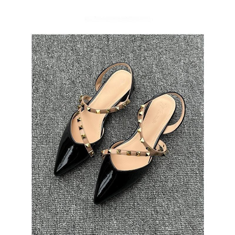 Damen Slingback Pumps mit glamouröser Strassverzierung
