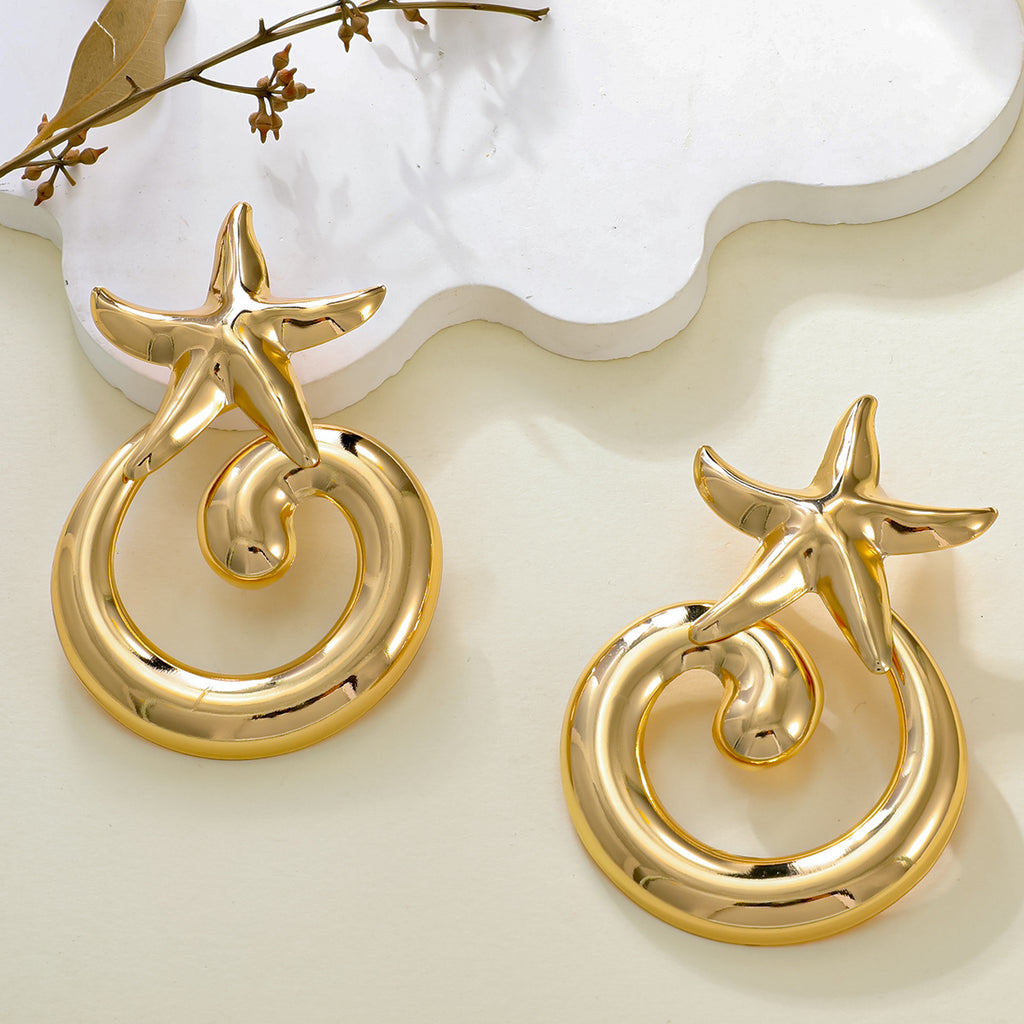 Damen Ohrringe im modernen, skulpturalen Design Shop Nory