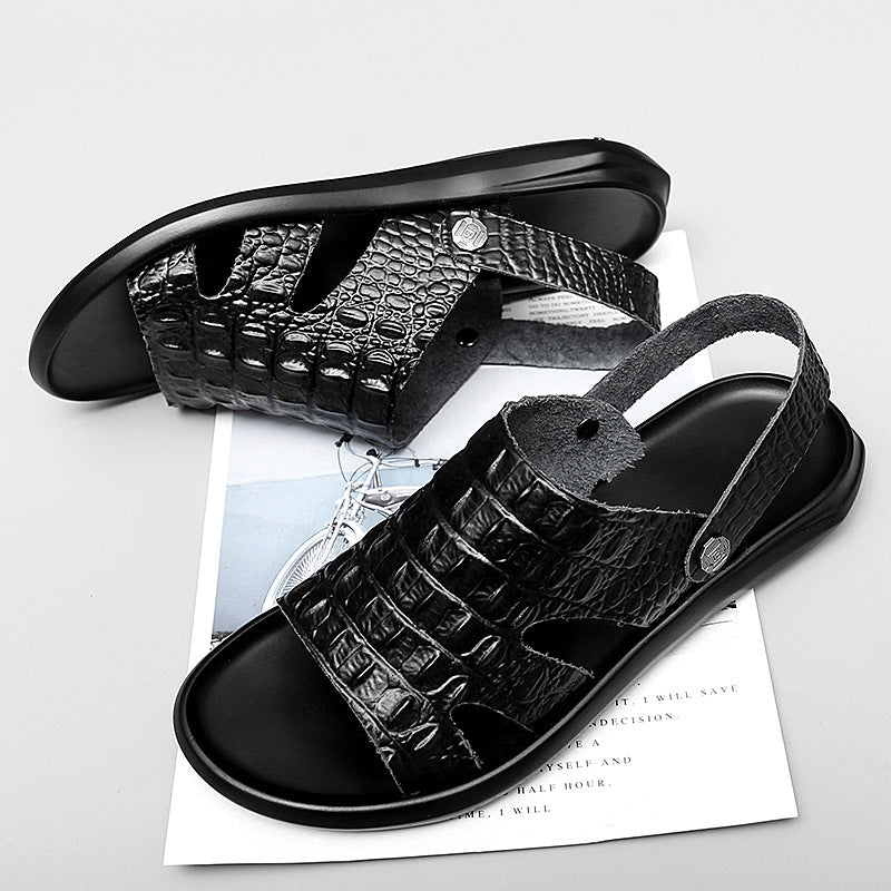 Herren Komfortable Ledersandalen mit ergonomischem Design