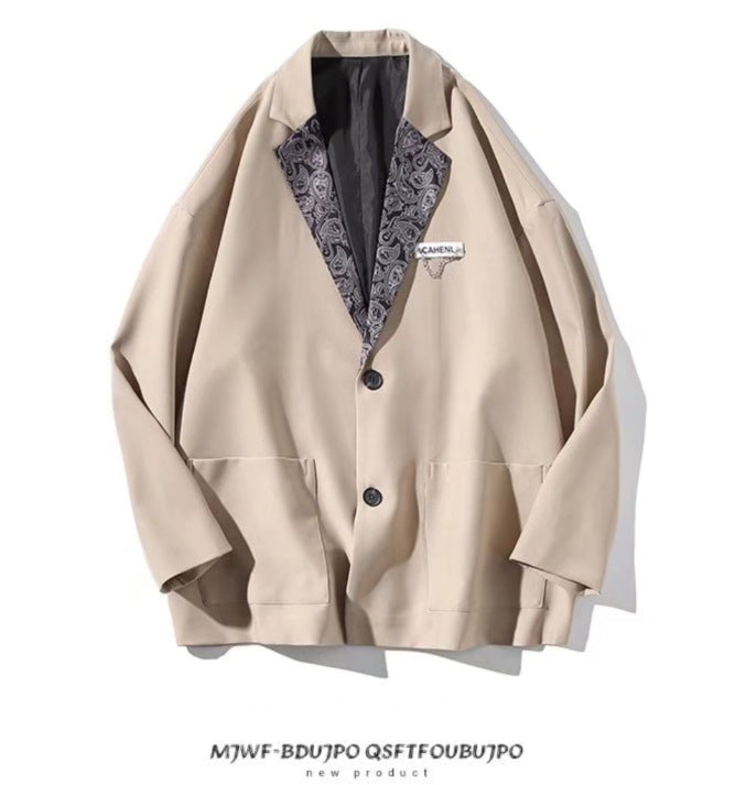 Damen Modischer Blazer mit Paisleymuster Shop Nory