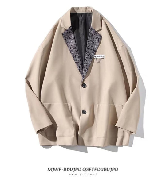 Damen Modischer Blazer mit Paisleymuster Shop Nory