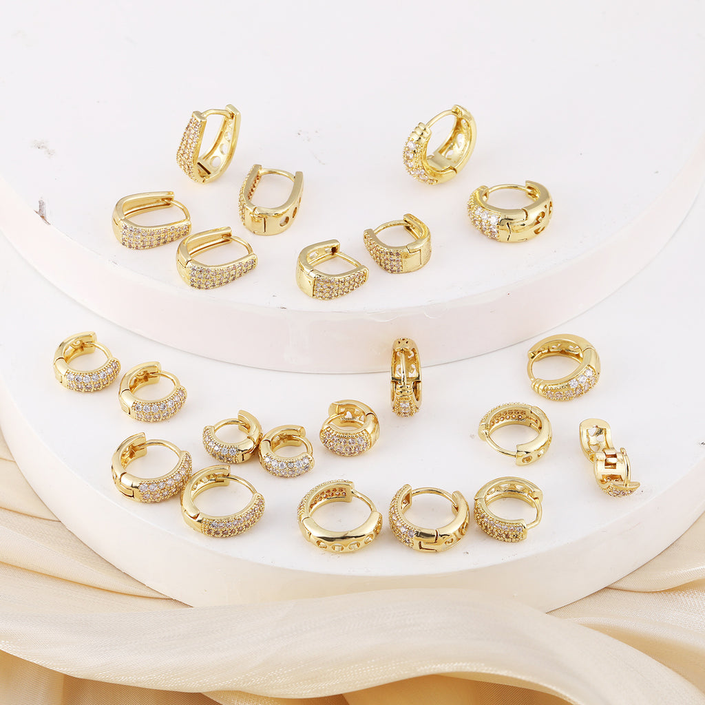 Damen Ohrringe mit funkelnden Zirkonia Shop Nory