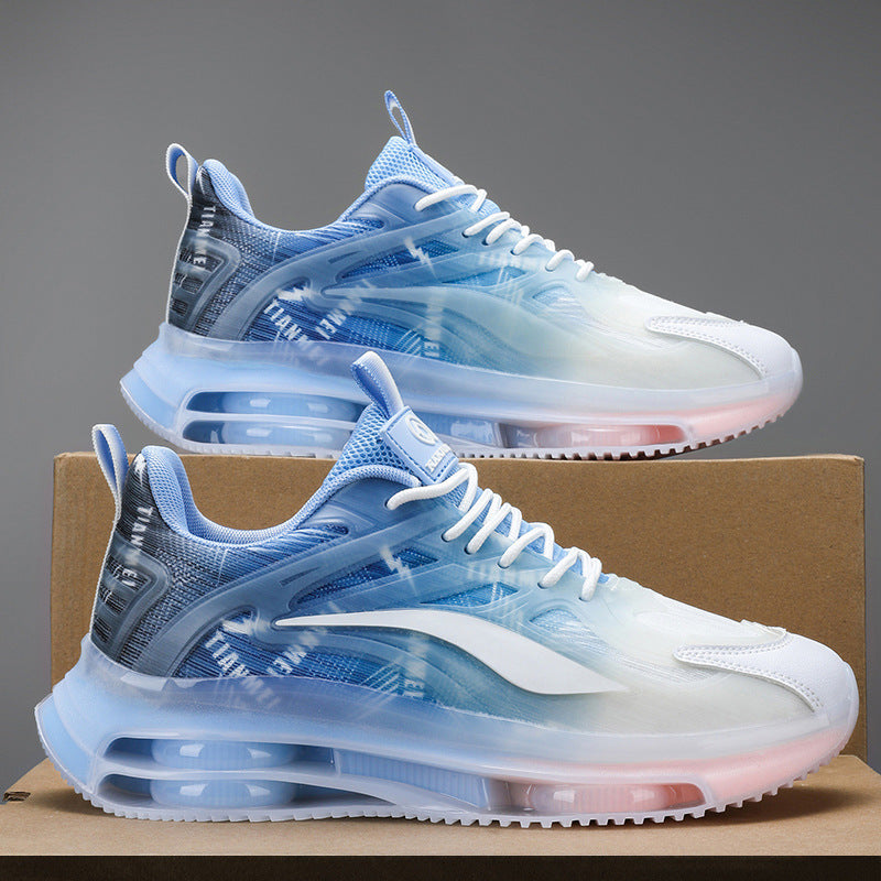 Unisex Futuristische luftgepolsterte leistungsorientierte Sneaker mit transparenter Sohle Shopy Nory