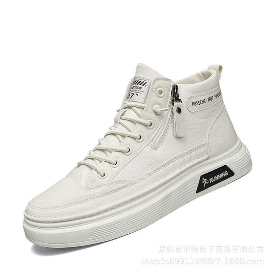 Damen Hohe Sneakers mit praktischem Reißverschluss und robustem Design