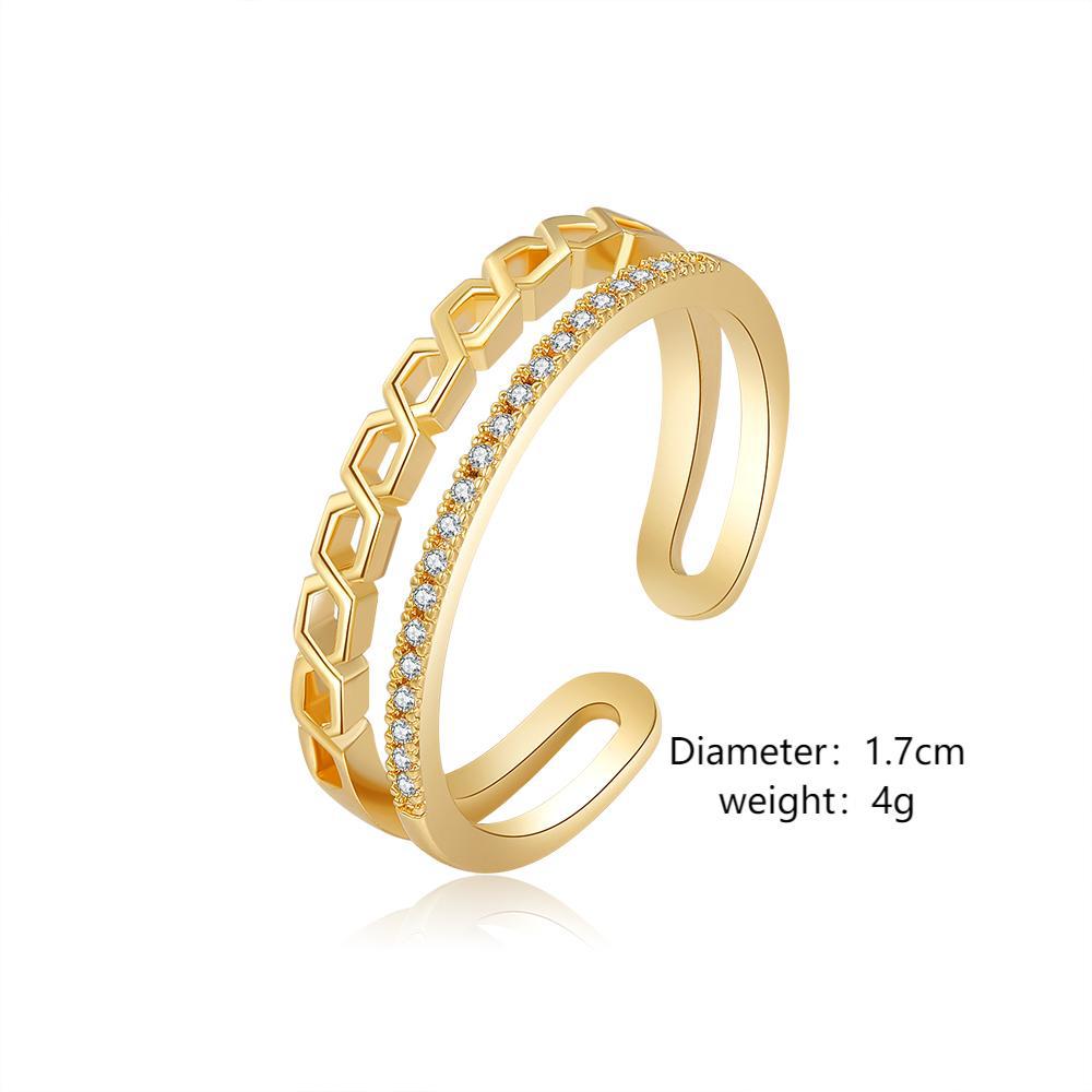 Damen eleganter Bogenring mit funkelnden Zirkonia Shop Nory