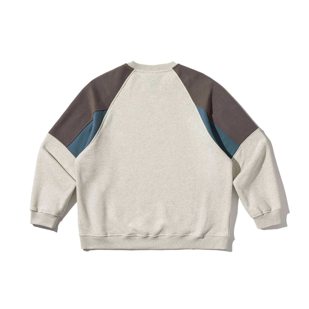 Unisex Colorblock-Sweatshirt mit Raglanärmeln und strukturierter Ziernaht Shop Nory