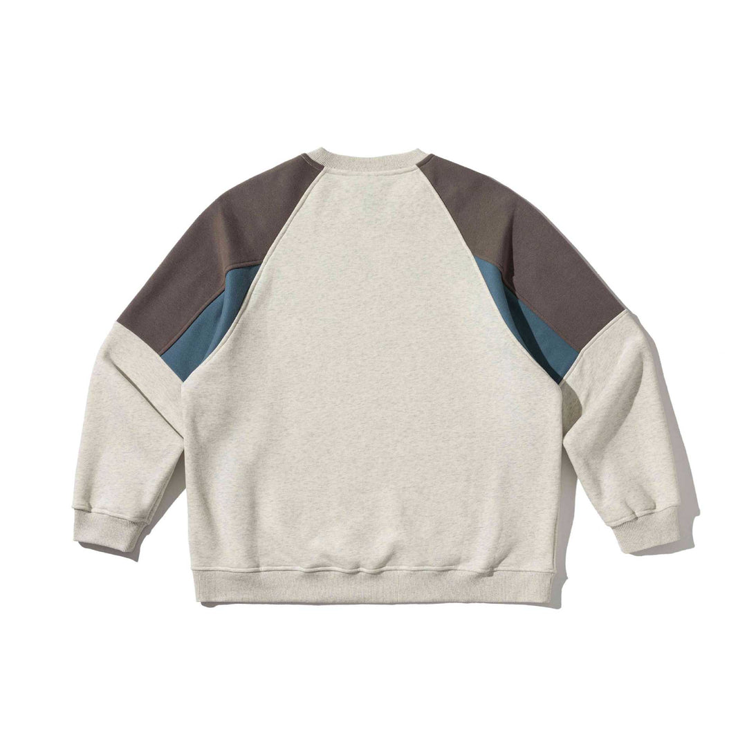 Unisex Colorblock-Sweatshirt mit Raglanärmeln und strukturierter Ziernaht Shop Nory