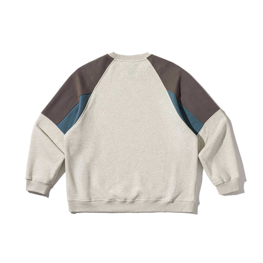 Unisex Colorblock-Sweatshirt mit Raglanärmeln und strukturierter Ziernaht Shop Nory