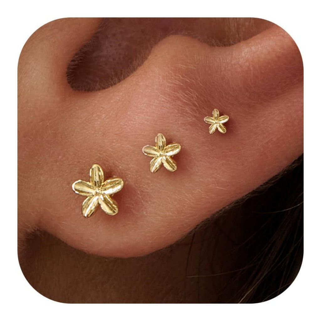 Damen Ohrringe im floralen Design mit feinen Details Shop Nory