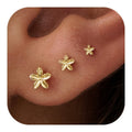 Damen Ohrringe im floralen Design mit feinen Details Shop Nory