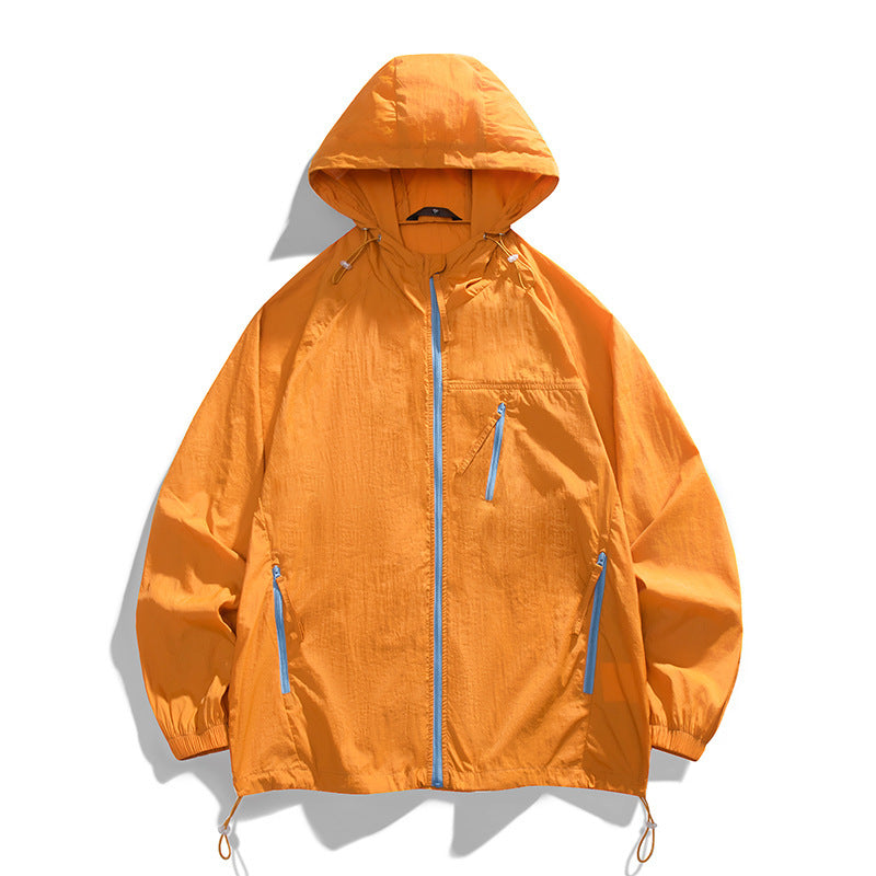 Herren leichtgewichtige Windjacke mit praktischen Taschen und atmungsaktiven Eigenschaften