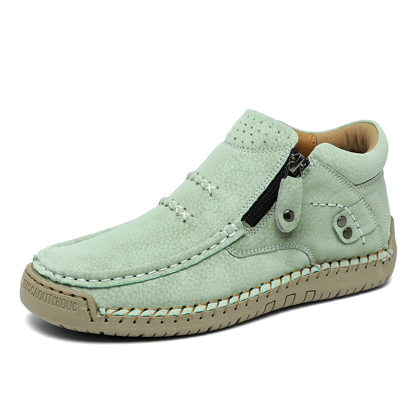 Herren Bequeme und modische Stiefeletten mit Reißverschluss