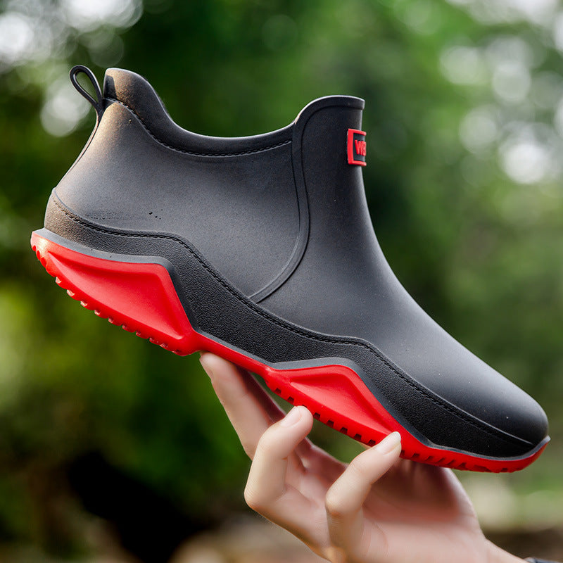 Damen wasserdichte Kurzstiefel mit faltbarem Manschettenkragen Shop Nory