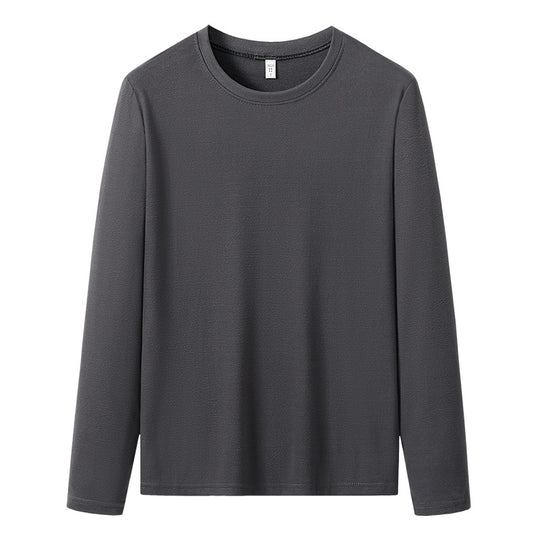 Herren Langärmeliges Rundhals-Basicsweatshirt aus weichem Baumwollmix Shop Nory