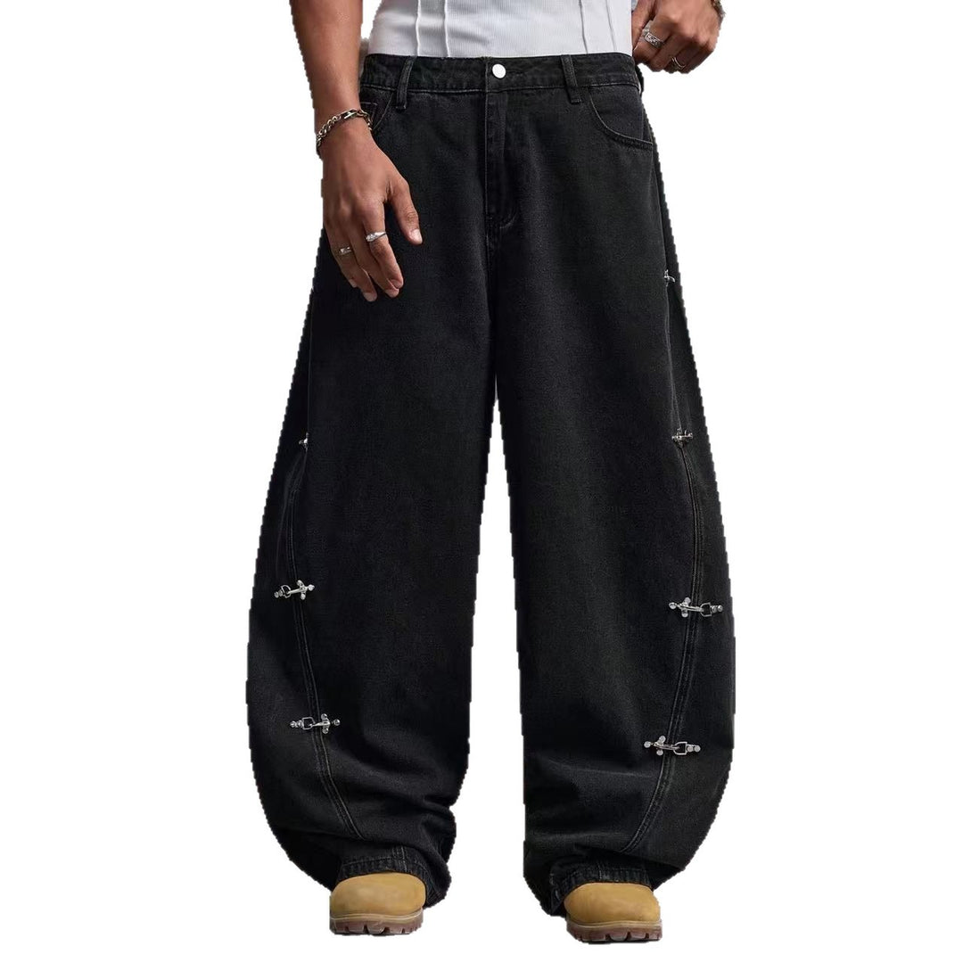 Herren Modische Weit geschnittene Jeans Shop Nory
