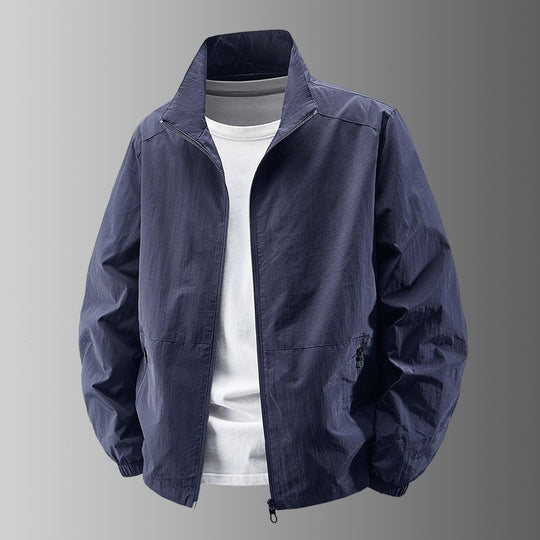 Herren Ultralight Technical Blousonjacke mit elastischen Bündchen, verdeckten Reißverschlusstaschen & atmungsaktivem Nylonmix Shop Nory