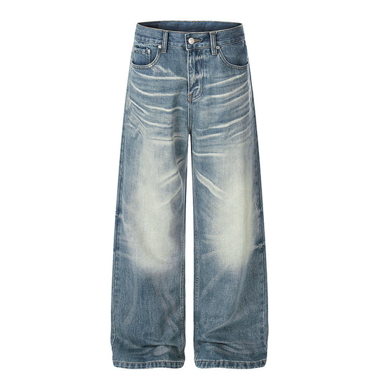Damen weite High‑Waist Culotte-Jeans mit Used-Effekt Shop Nory