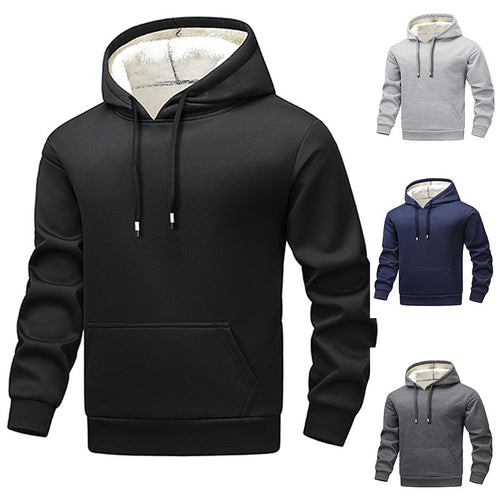Herren gemütlicher Kapuzenpullover mit kuscheligem Innenfutter Shop Nory