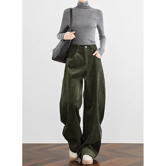 Damen Modischer Grobstrickpullover mit Rundhalsausschnitt Shop Nory
