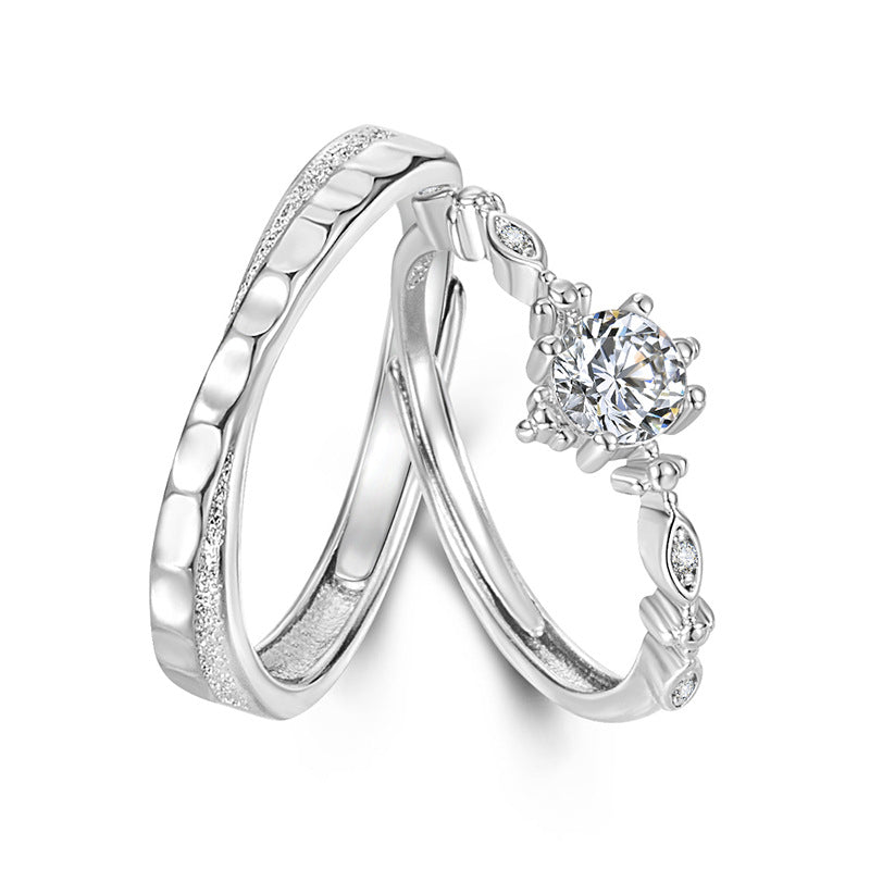 Damen eleganter Ring mit funkelndem Zirkonia Shop Nory
