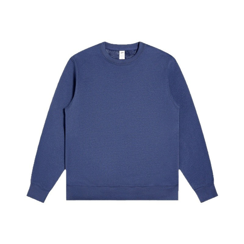 Unisex Minimalistisches Baumwoll-Sweatshirt mit Rundhals, Rippbündchen & Relaxed Fit Shop Nory