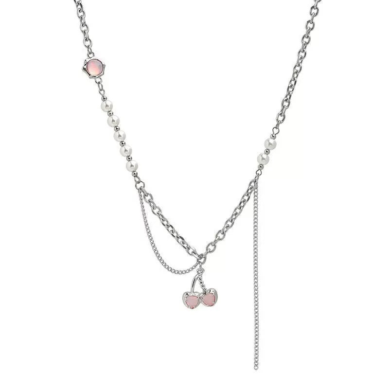 Damen modische Kette mit herzförmigem Anhänger Shop Nory