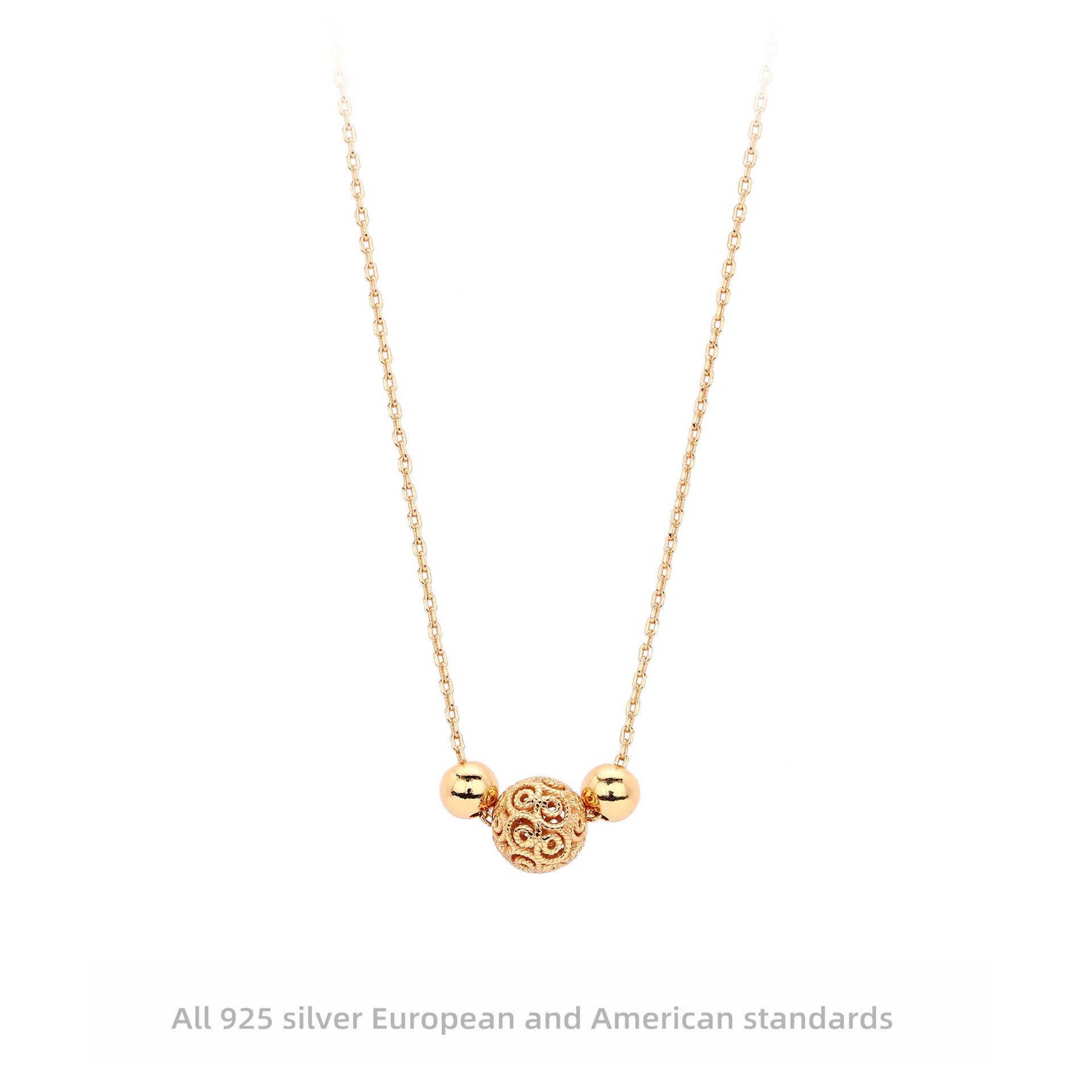 Damen Halskette mit filigranem Anhänger und verstellbarem Kettendesign Shop Nory